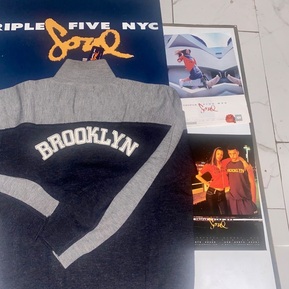 TRIPLE FIVE SOUL Vintage Sweater Top SZ XL - Picture 7 of 14